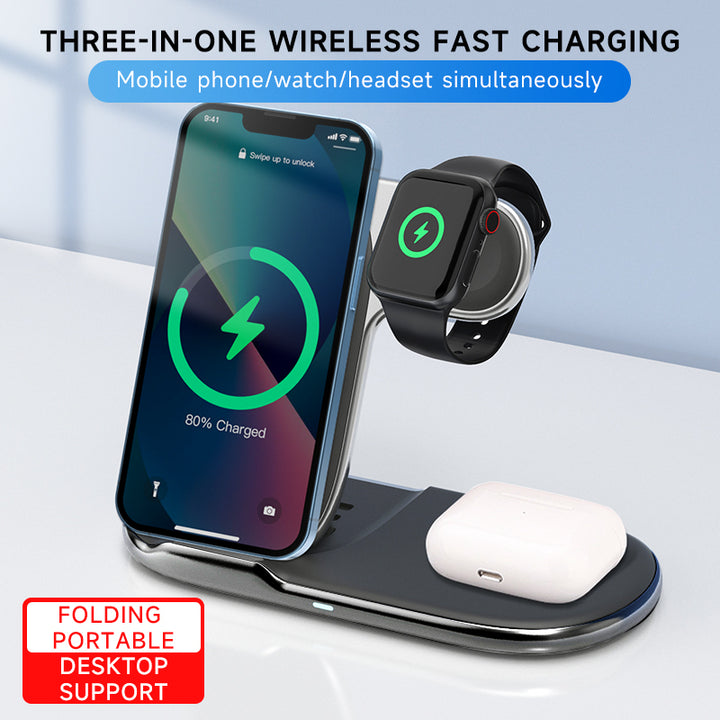 3 in 1 Wirelessc charger  stand