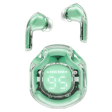 Acefast Crystal Earbuds LED Display